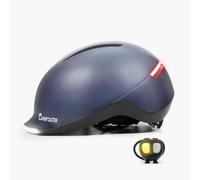 Casco da bici luminoso con indicatori di direzione - Overade Life ( Deep Blue / 55-61 cm )