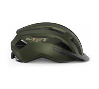 Casco multi MET ALLROAD con luce di sicurezza a LED 2023 - Colore: Verde, Taglia: S