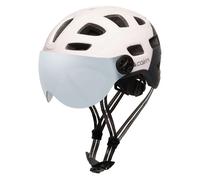 Casco da bici + mirino a led + usb Cairn Quartz Rose