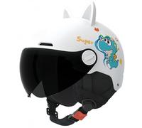 Casco Da Bici Per Bambini Con Orecchie, Adorabile Casco Rosa Per Bambine Dai 3 Agli 8 Anni, Casco Multisport Leggero E Regolabile Per Monopattino, Bicicletta E Skateboard. 3,50~62cm