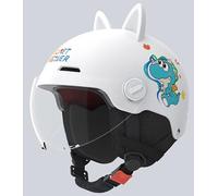 Casco Da Bici Per Bambini Con Orecchie, Adorabile Casco Rosa Per Bambine Dai 3 Agli 8 Anni, Casco Multisport Leggero E Regolabile Per Monopattino, Bicicletta E Skateboard. 10,50~62cm