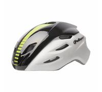 Polisport AERO R Casco da Ciclismo per Strada Bianco/Nero/Fluo | Polisport 58-61