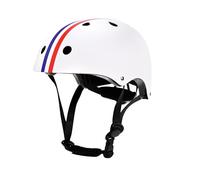 Casco da Bici Regolabile per Bambina Bambini, Casco Protettivo per Ragazze Ragazzi per Multisport Skateboard Monopattino Ciclismo Pattinaggio (1, Bianca S (51-54cm))
