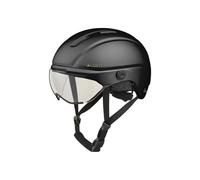 Casco da bici urbano Cairn FUSE VISOR (Nero metallizzato opaco) Misto L