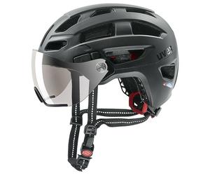 Casco da bici urbano Uvex FINALE VISOR (All Black) 52-57 cm