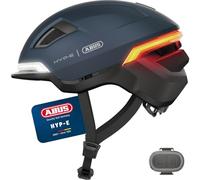 Casco da bicicletta ABUS HYP-E - Casco con luce anteriore, luce posteriore e luce lampeggiante - adatto anche per l'uso su e-bike e S-Pedelec - per adolescenti e adulti