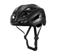 Casco da bicicletta con illuminazione multidirezionale integrata USB-C 57-61 cm