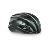 Casco da bicicletta MET Trenta 3K Carbon Hyper Teal | Glossy Taglia S