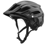 Casco da bicicletta MTB 7 iDP M2 Boa, ventilato e regolabile (Nero opaco/Nero lucido, M-L)