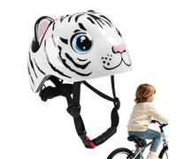 Casco da bicicletta per bambini Modello tigre Attrezzatura da bicicletta | Casco da bambina per bambini dai 2 ai 6 anni per tutti i giorni a scuola e all'aperto, ciclismo, pendolari e viaggi nel fine