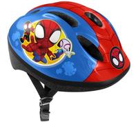 Stamp Bicycle, Bicicletta Helmet S Spidey Giovani Unisex, Blue/Red, 53-56 cm