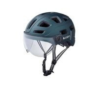 Cairn Quartz Visor, casco da ciclismo, verde 58-62cm Mat Metallic Night