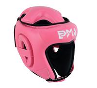 Casco Da Boxe In Pelle Ultimo Con Visiera Aperta Rosa Kick MMA Krav Maga