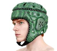 Casco da calcio per ragazzi, regolabile, imbottito, riflettente, traspirante | Casco da bicicletta per ragazzi e adulti, calcio, hockey su ghiaccio, ciclismo, arti marziali, allenamento