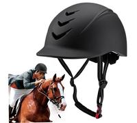 Casco da cavallo, cappelli equestri anti-collisione di sicurezza, padiglione traspirante per cavalli a cavallo con cinturino regolabile per gli adulti