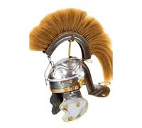 Casco da centurione neo romano con accenti in ottone con supporto per elmo...