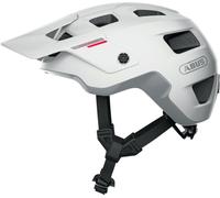 Abus Casco da MTB MoDrop - casco da bici robusto con buona ventilazione per mountain bike - vestibilità individuale - unisex - bianco, taglia M