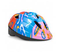 Casco da Ciclismo per Bambini, Mezzo , , arancio e giallo | a scatto rapido, Casco protettivo bambini, Piste ciclabili, Per bambini in allenamento