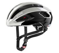 uvex rise, casco sicuro ad alte prestazioni unisex, regolazione individuale delle dimensioni, aerazione ottimizzata, sand, black, 56-59 cm