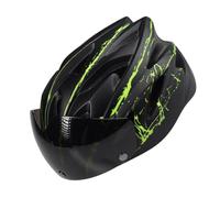 Casco da Ciclista con Occhiali Magnetici, Nero, PC