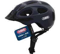 Casco da città ABUS Youn-I ACE - con luce posteriore a LED integrata - Casco da bicicletta per l'uso quotidiano - per uomo e donna Blu (metallic blue) M (52-57 cm )