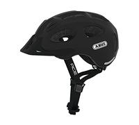 Casco da città ABUS Youn-I ACE - con luce posteriore a LED integrata - Casco da bicicletta per l'uso quotidiano - per uomo e donna Nero (velvet black) M (52-57 cm )