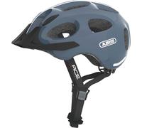 Casco da città ABUS Youn-I ACE - con luce posteriore a LED integrata - Casco da bicicletta per l'uso quotidiano - per uomo e donna Blu (glacier blue) L (56-61 cm )