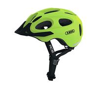 Casco da città ABUS Youn-I ACE - con luce posteriore a LED integrata - Casco da bicicletta per l'uso quotidiano - per uomo e donna Giallo (signal yellow) L (56-61 cm )