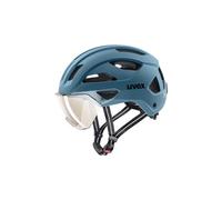 Casco da citta uvex stride visor blu stone
