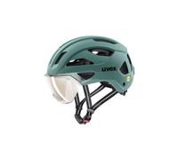 Casco da citta uvex stride visor mips verde salvia