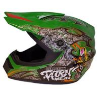 Casco da Cross Casco Bambino Casco Moto Motocross Mejia Verde Moto Quad