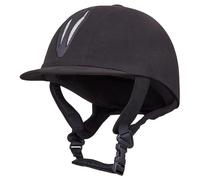 Casco da equitazione con visiera standard Premiere Aspire Classic Noir 55