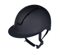 Casco da equitazione omologato VG1 con strass modello Lady Shield Diamond Hkm Sp