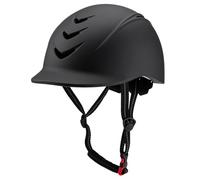 Casco da equitazione, traspirante, morbido e imbottito, con cinturino regolabile, cappelli e caschi da equitazione anticollisione di sicurezza per donne uomini, cappelli caschi da