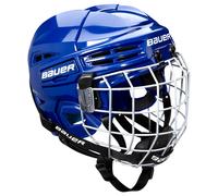 Casco da hockey Bauer Prodigy Combo Blue Youth