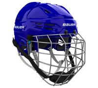 Bauer Re-Akt 55 Casco Eishockey Con Griglia Senior Blu