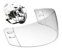 Casco da hockey, chiodo anticontrollo anti-Fog Maschera anti-scratch per PC Half Shield Visor Classical Sport Accessori per giovani e adulti