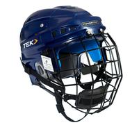 Casco da hockey POWERTEK V3.0 Combo Navy Junior S