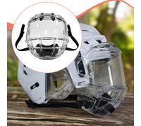 Casco da hockey su ghiaccio con visiera integrale ergonomica per la
