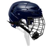 Casco da hockey Warrior Covert CF 80 Combo Navy Senior M