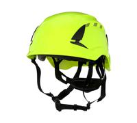 3M SecureFit Elmetto, X5001V-CE, verde ad alta visibilità, ventilato, rifrangente, marchio CE