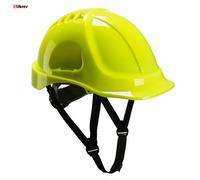 Casco da lavoro Endurance ABS Costruzione Casco di sicurezza Ventilato Giallo...