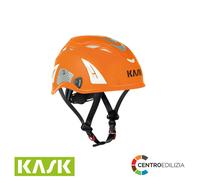 Casco da Lavoro Kask Superplasma HI-VIZ con Adesivi Riflettenti Regolabile 390gr