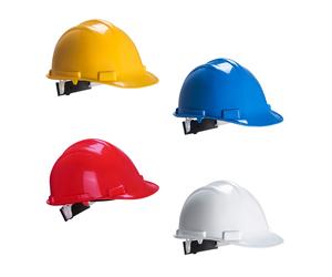 Casco da lavoro Portwest PS57 Expertbase con chiusura a cremagliera