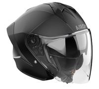 Casco da moto Airoh H21 Color Open Face Nero Opaco L