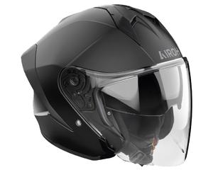 Casco da moto Airoh H21 Color Open Face Nero Opaco S