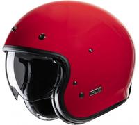 Casco da moto aperto HJC V31 Rosso fisso S