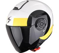 Casco da moto aperto Scorpion EXO-230 Hipe bianco-nero-giallo fluo S