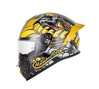 Casco Da Moto Apribile, Casco Integrale Modulare Sportivo Omologato DOT/ECE, Casco Da Moto Con Doppia Visiera, Casco Da Ciclomotore, Uomo E Donna B,XXL=63-64CM