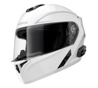 Casco da moto apribile con cuffie SENA Outrush R bianco lucido M